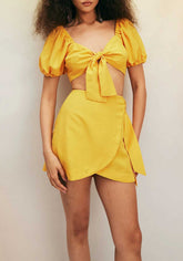 BLUSA CROPPED NÓ MANGA 101378 CACAY